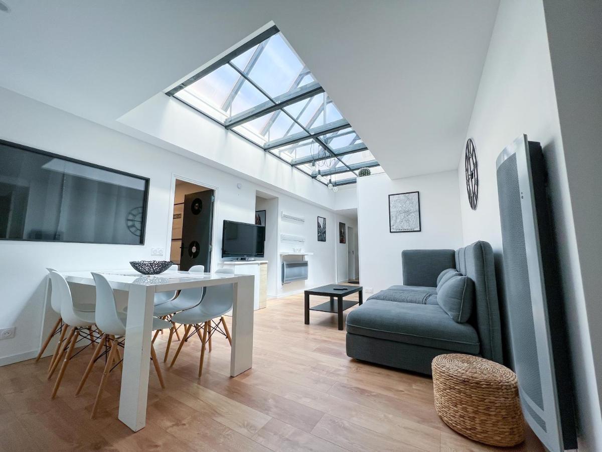 Loft Apaisant Dans Quartier Calme Appartamento Strasburgo Esterno foto